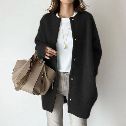 Elegant Button Front Jacket For Women | Mirela