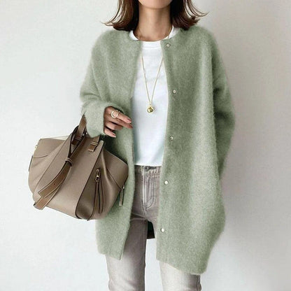 Elegant Button Front Jacket For Women | Mirela