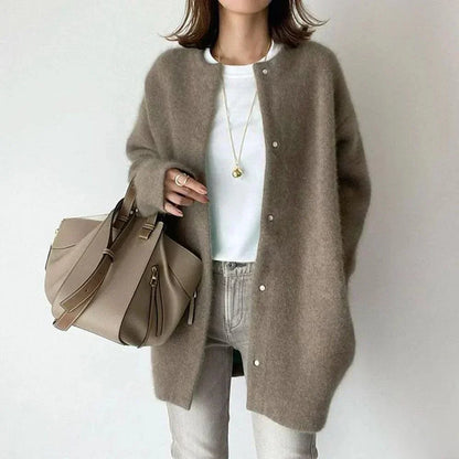 Elegant Button Front Jacket For Women | Mirela