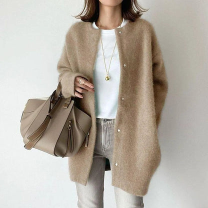 Elegant Button Front Jacket For Women | Mirela