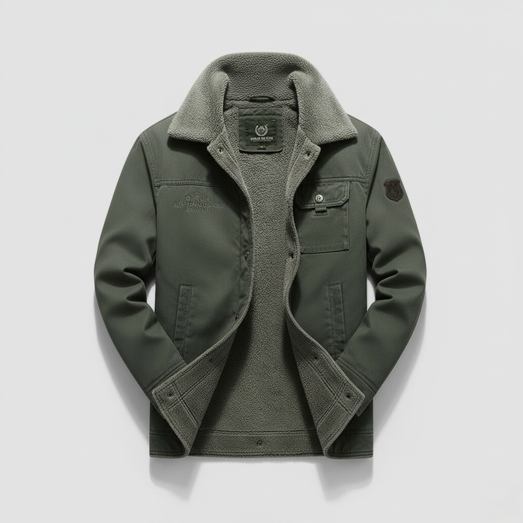 Utility Button Front Jacket for Men | Harrison