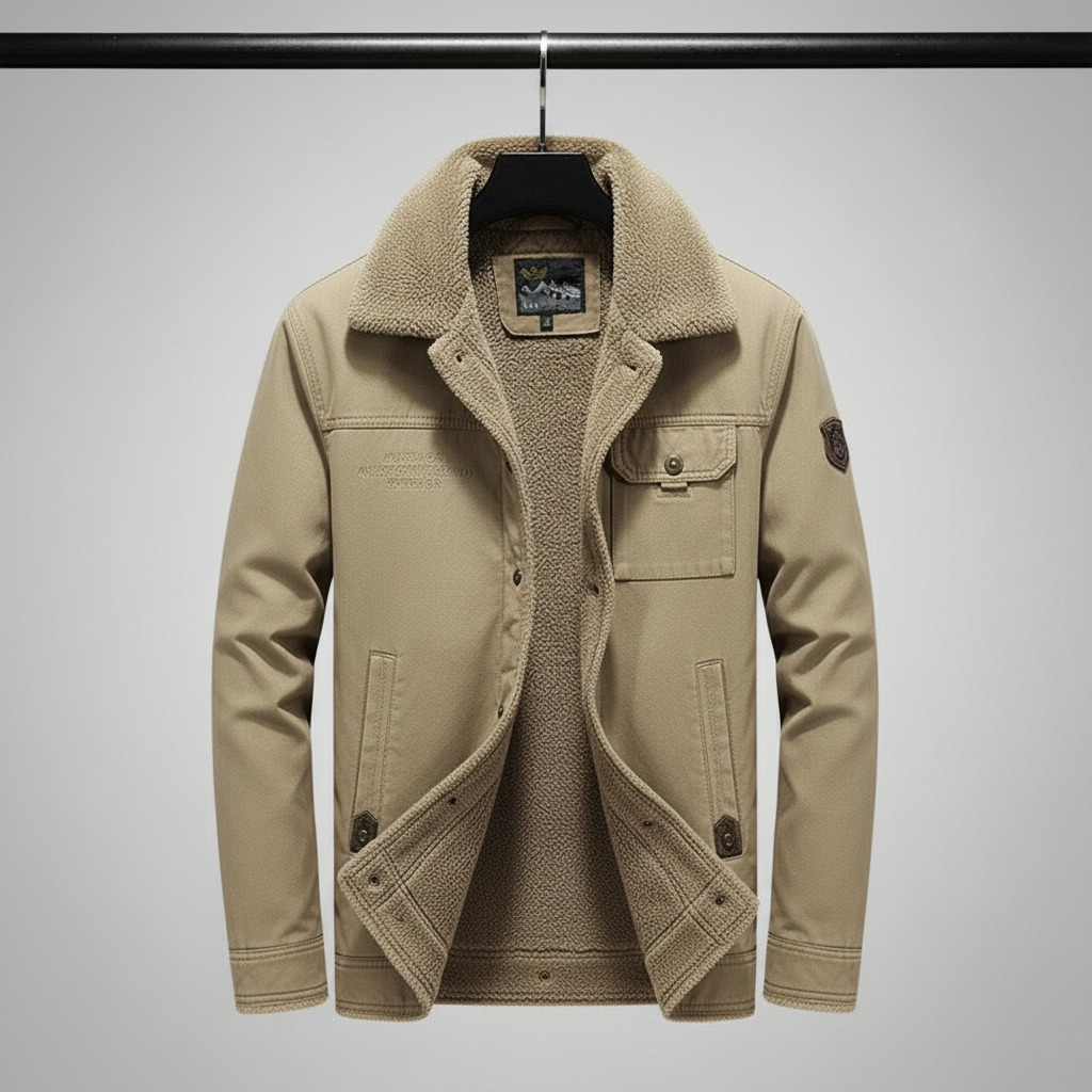 Utility Button Front Jacket for Men | Harrison