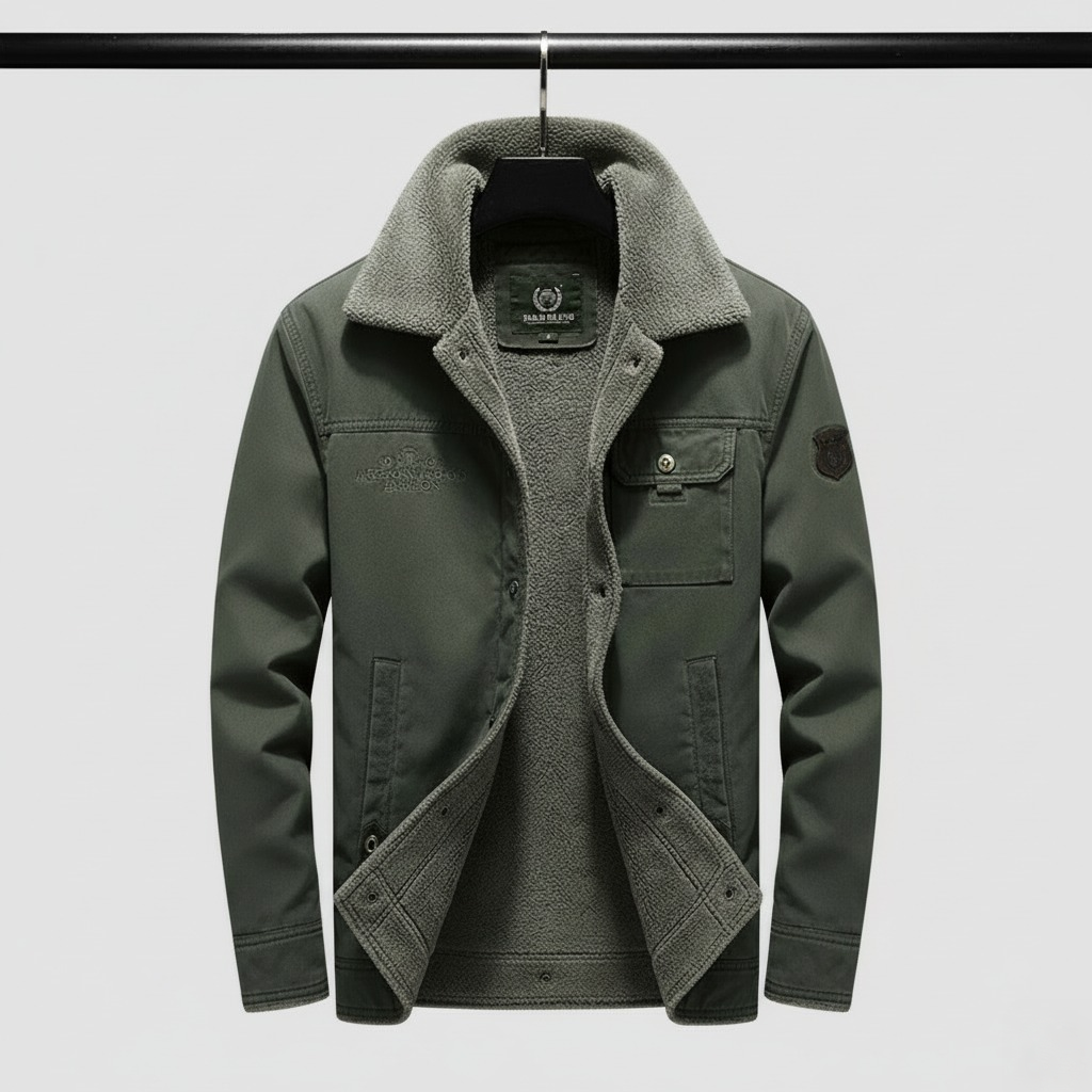Utility Button Front Jacket for Men | Harrison