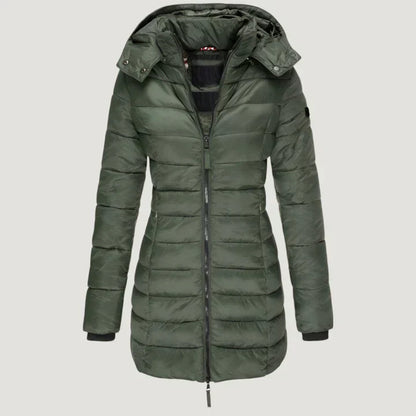 Long Hooded Jacket For Women | Brielle
