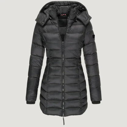 Long Hooded Jacket For Women | Brielle