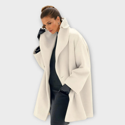 Elegant Long Coat For Women | Evelene