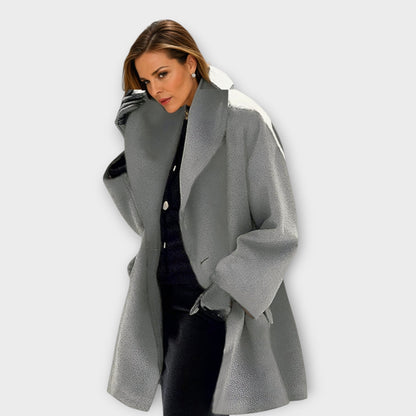 Elegant Long Coat For Women | Evelene