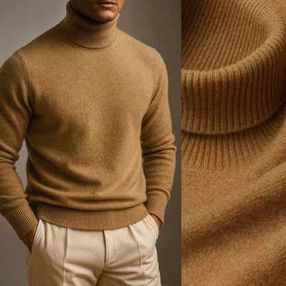Classic Turtleneck Knit Sweater For Men | Rohan