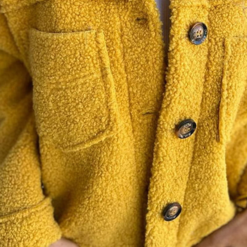 Button Front Cosy Jacket For Women | Jess