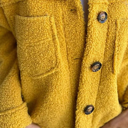 Button Front Cosy Jacket For Women | Jess